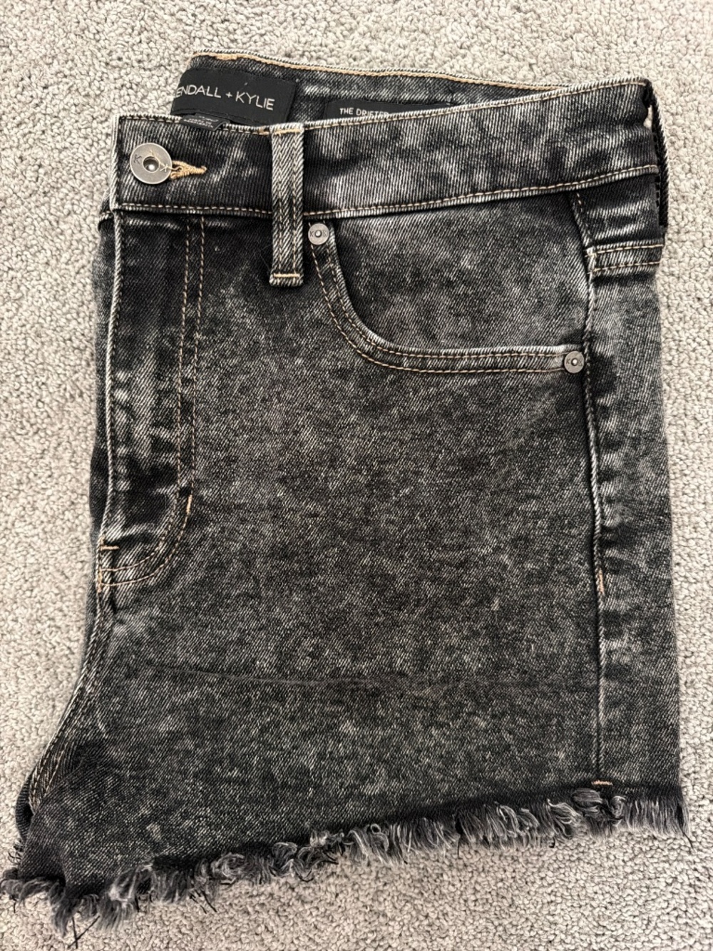 Black High Rise Shorts - Picture 2 of 3